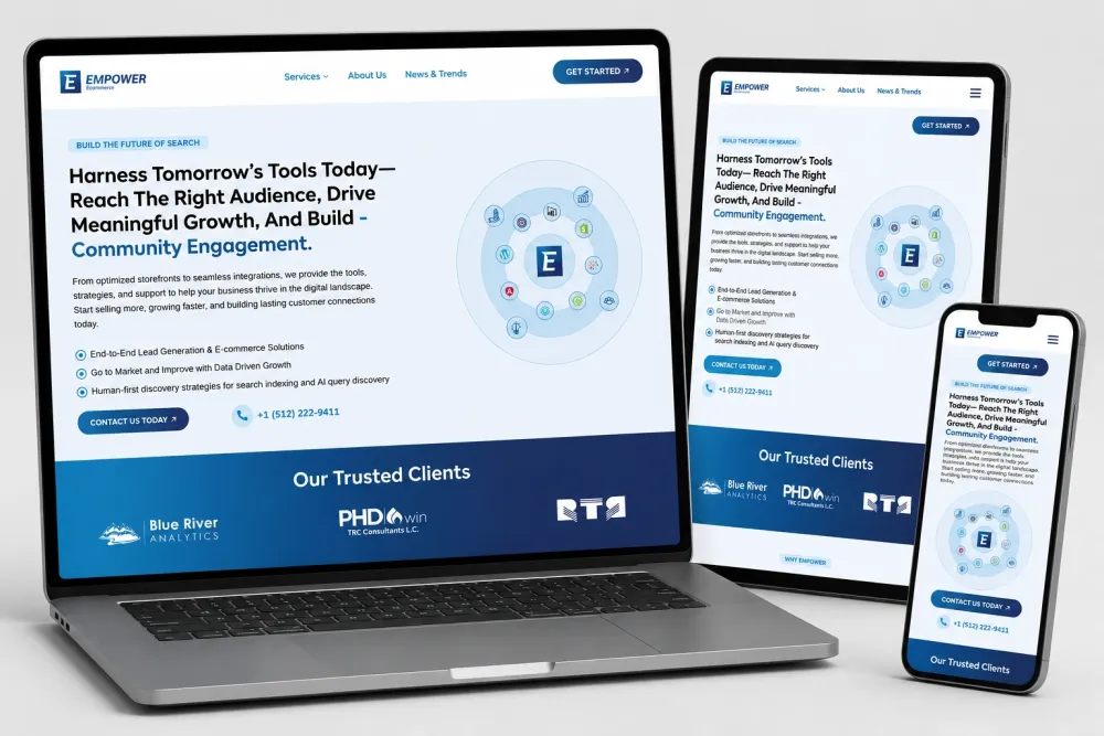 Empower Ecommerce website screenshot